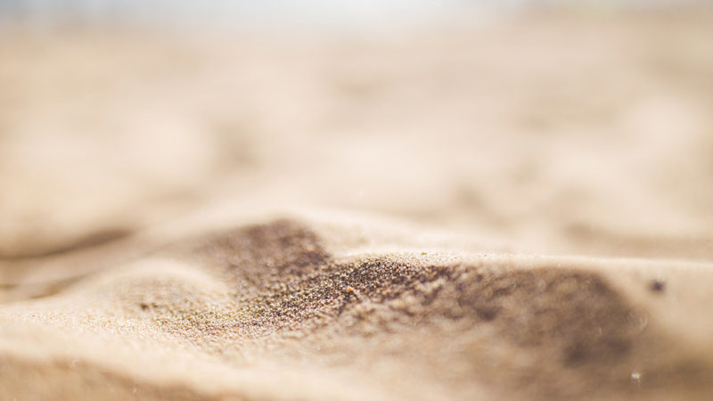 Le sable disparaît !