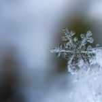 Photographie d'un flocon de neige